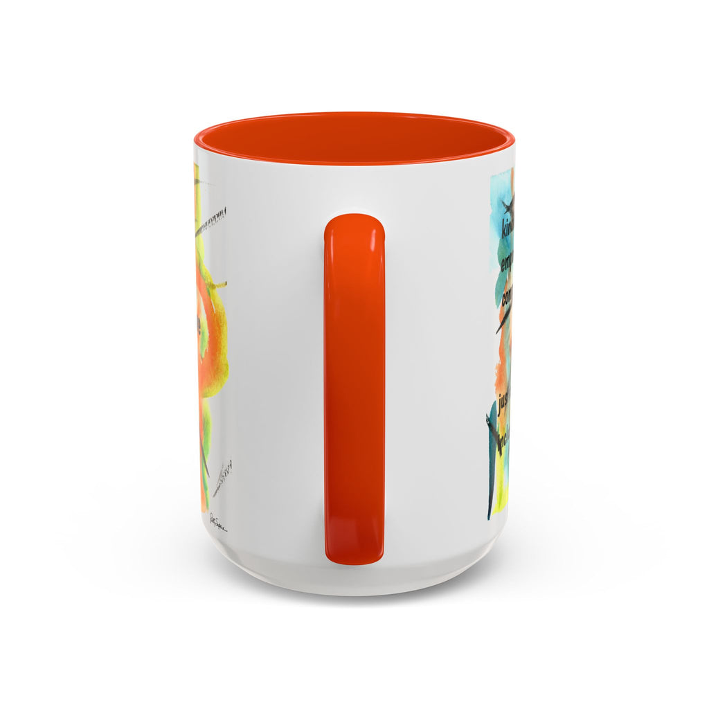 Kindness Watercolor Mug – Love, Empathy & Inclusion 11oz/15oz