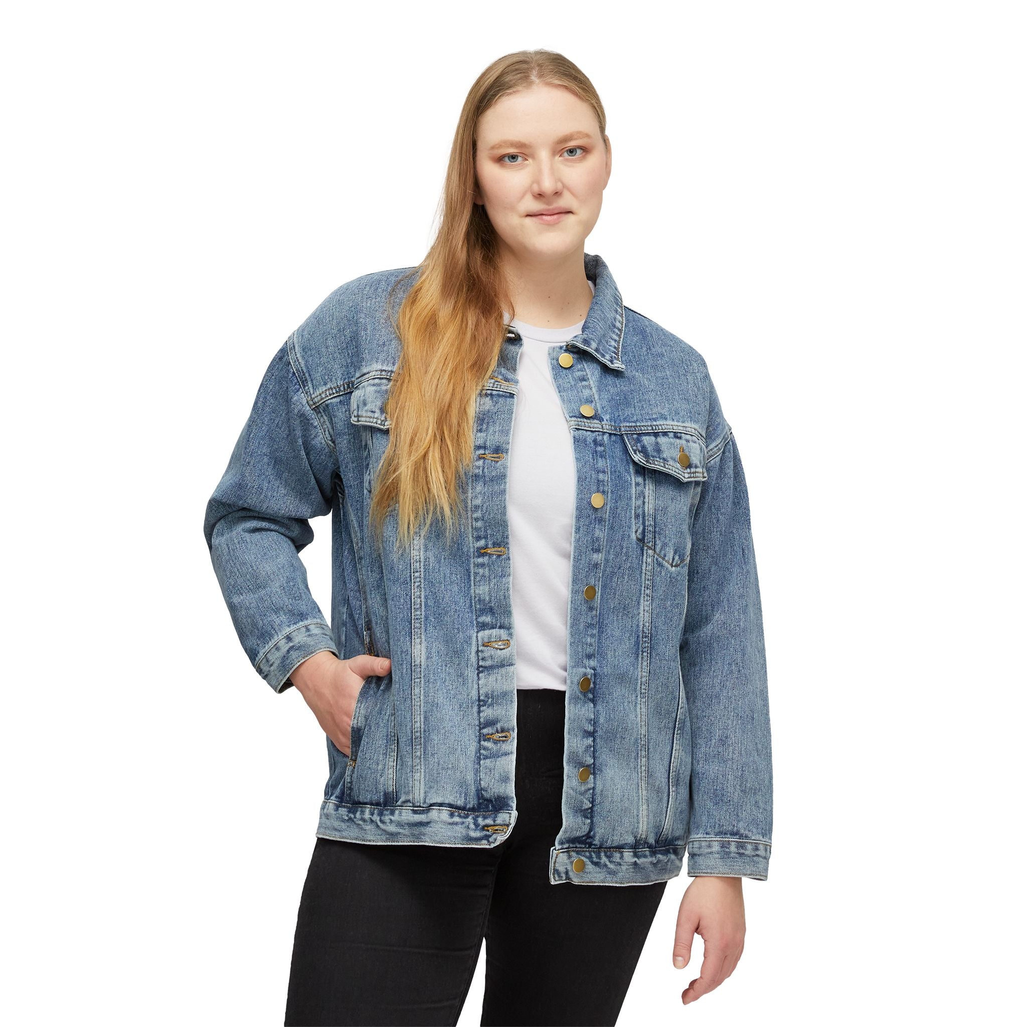 Women's Colorful Denim Jacket
