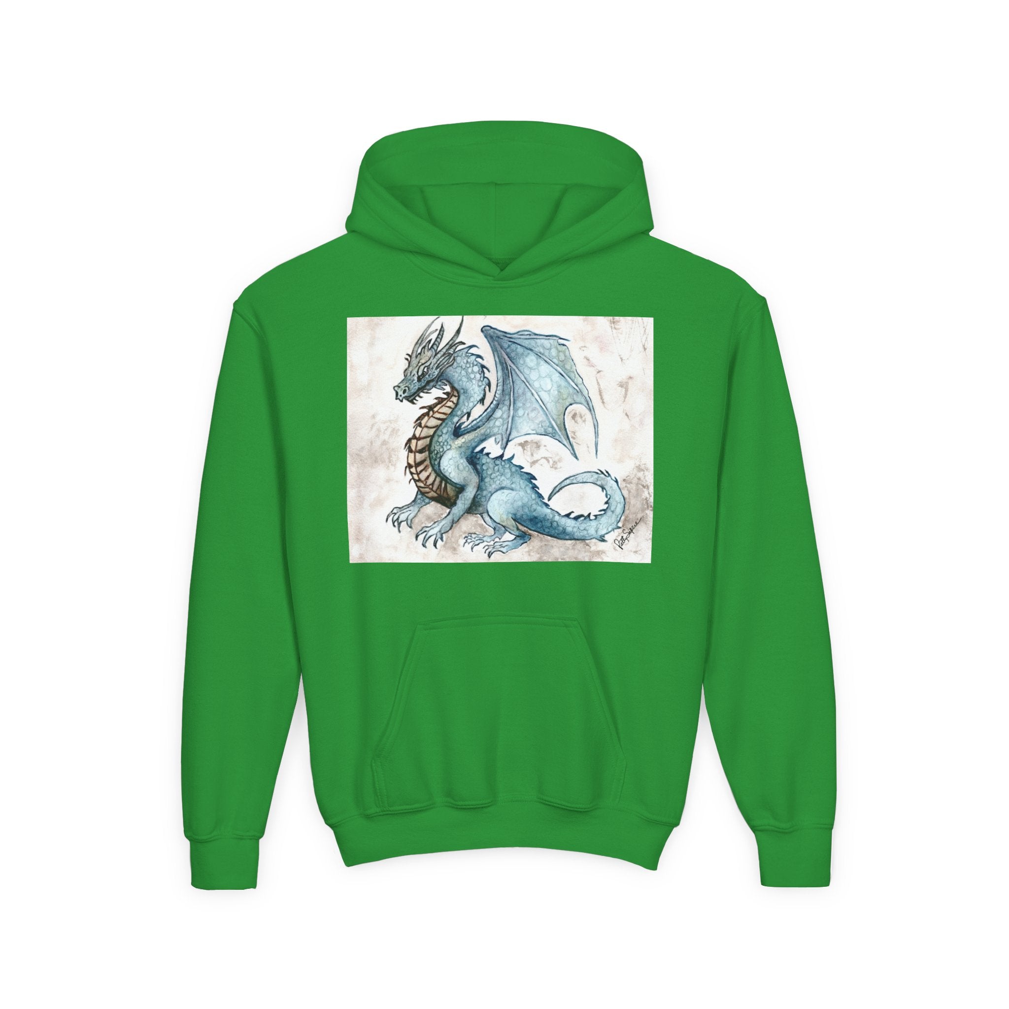 Dragon Art Youth Hoodie - Stylish & Cozy Sweatshirt for Young Fantasy Fans