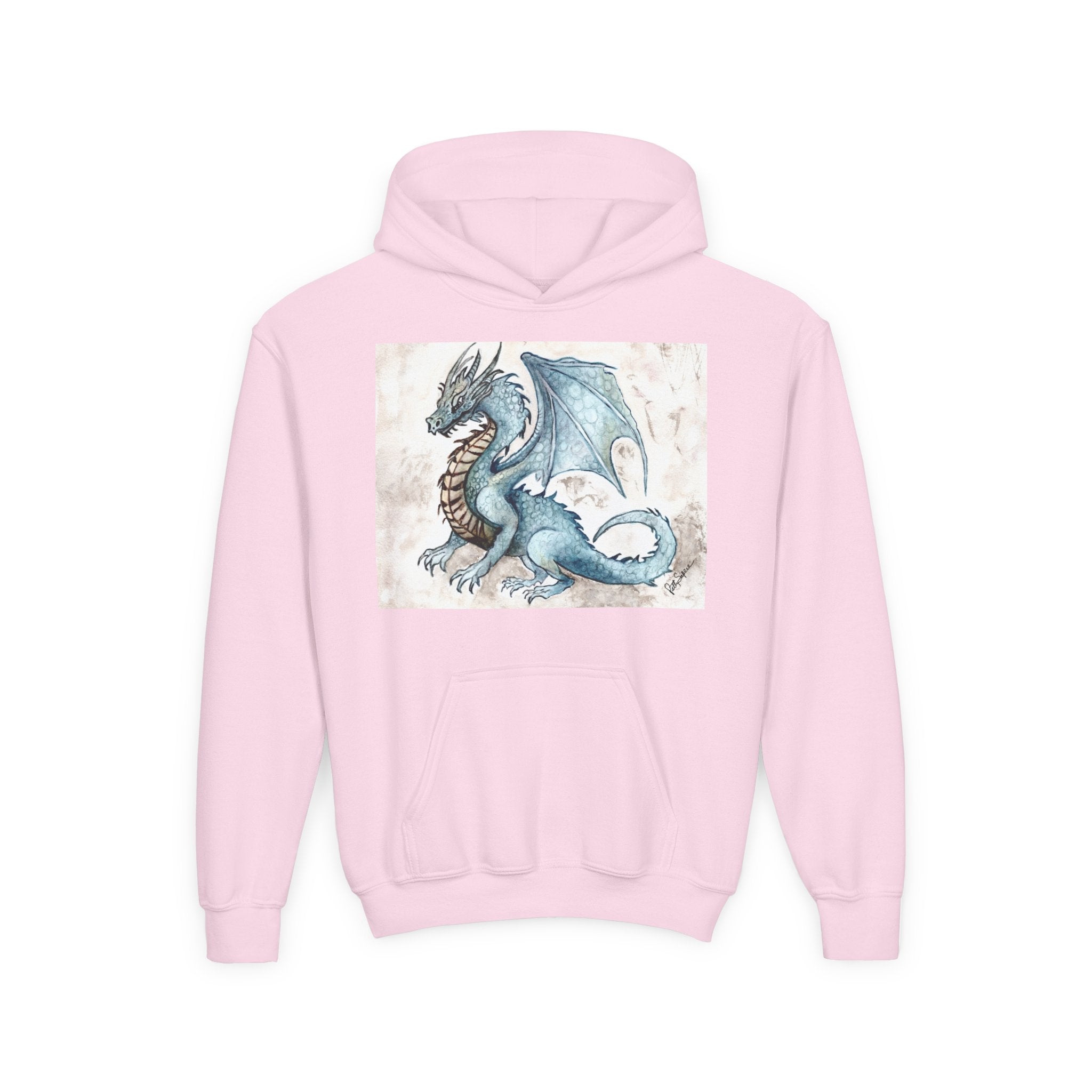 Dragon Art Youth Hoodie - Stylish & Cozy Sweatshirt for Young Fantasy Fans