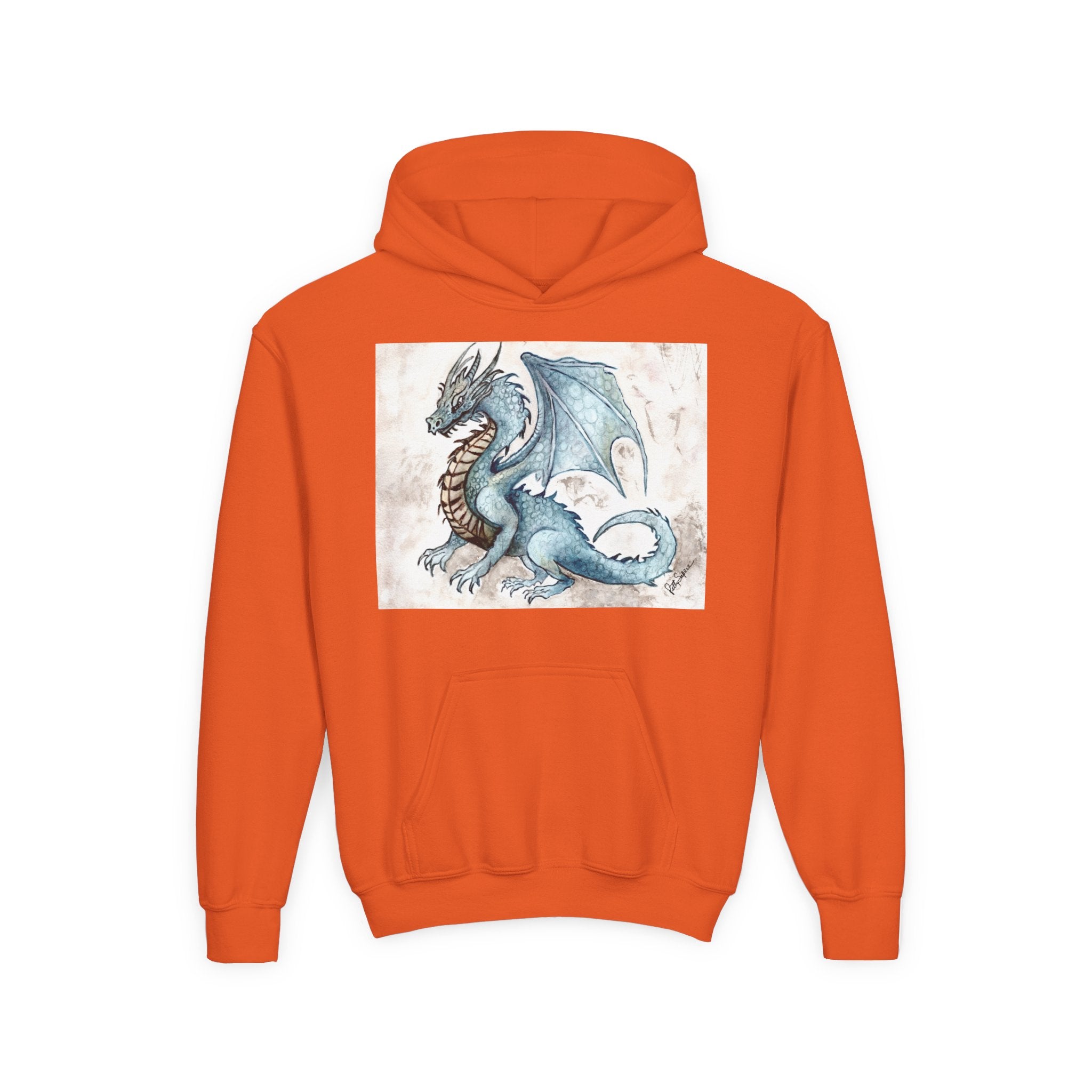 Dragon Art Youth Hoodie - Stylish & Cozy Sweatshirt for Young Fantasy Fans