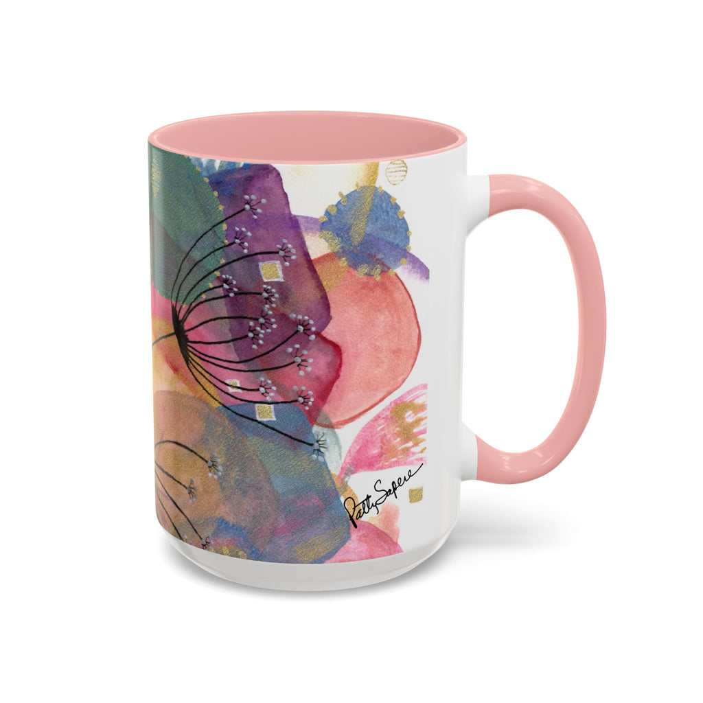 Dandelion Dreams Watercolor Art Mug – Accent Coffee Mug (15oz)