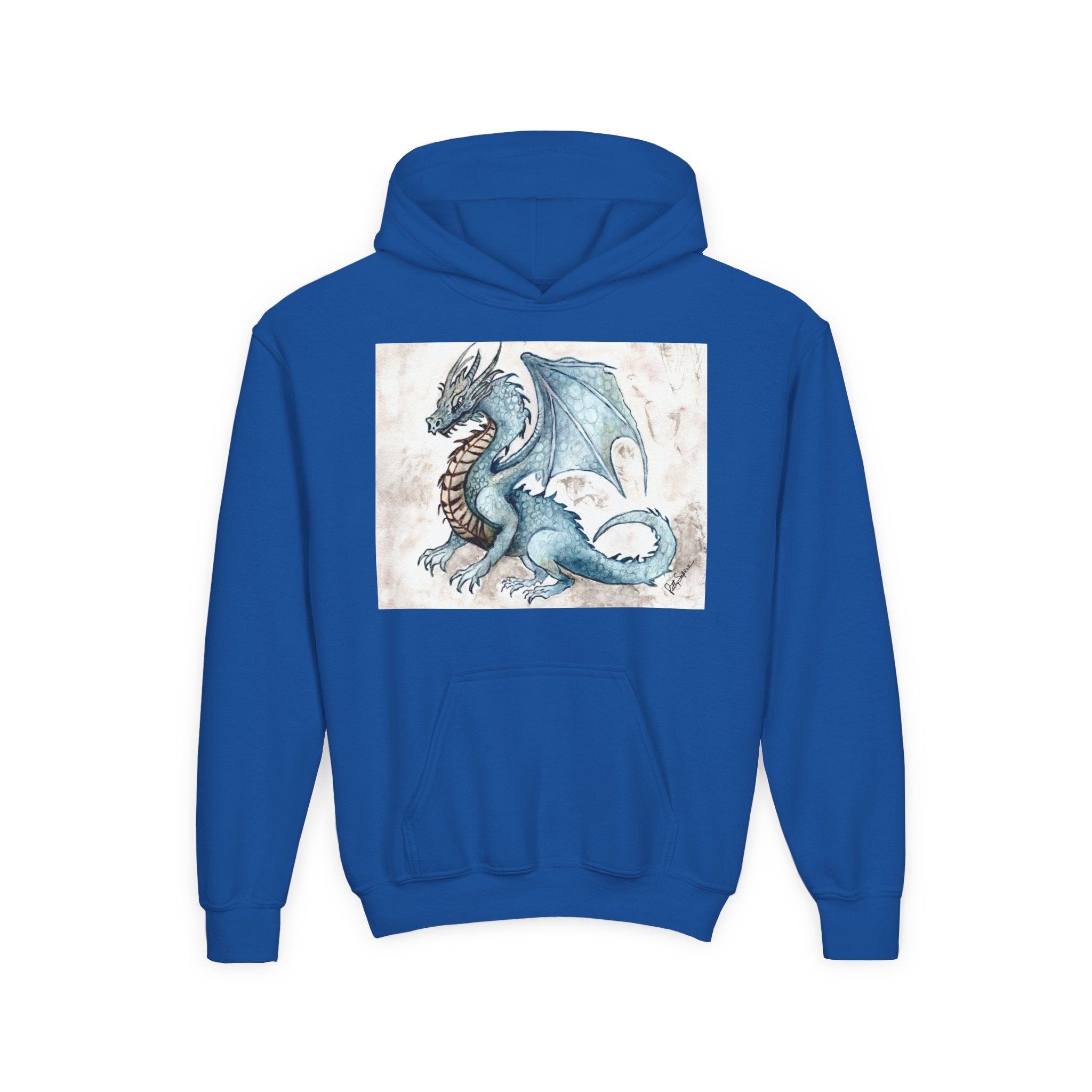 Dragon Art Youth Hoodie - Stylish & Cozy Sweatshirt for Young Fantasy Fans