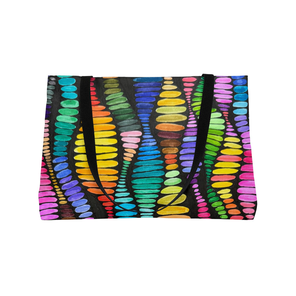 Rainbow Dash Weekender Tote – Colorful Watercolor Travel Bag