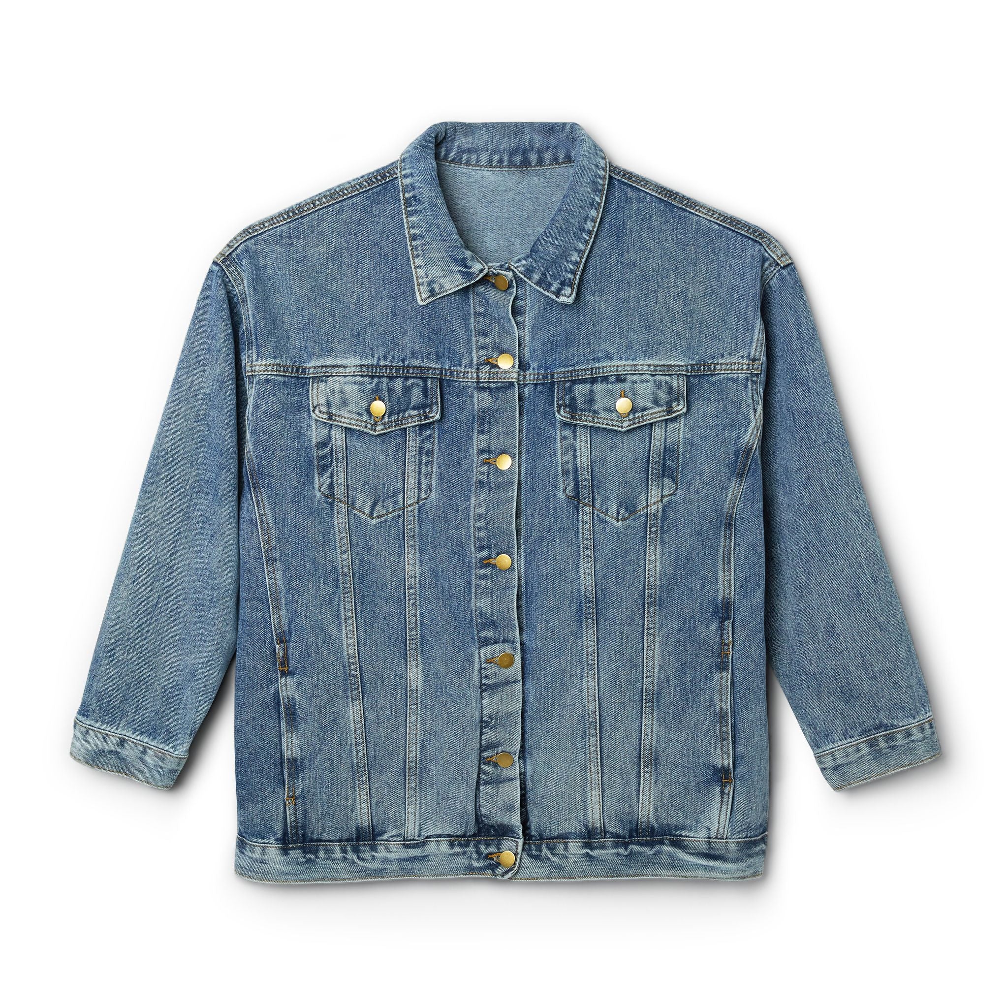 Women's Colorful Denim Jacket