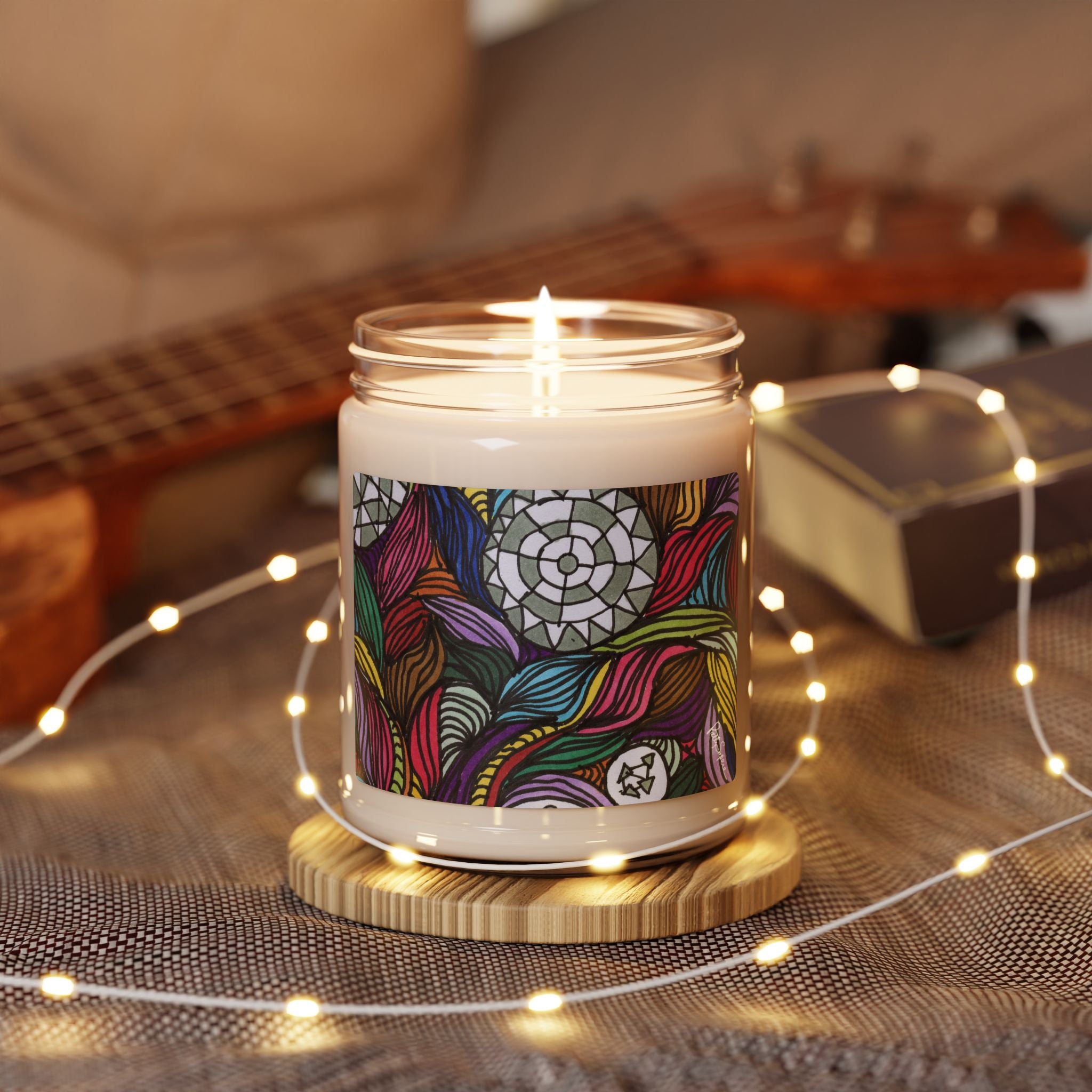 Artist Designed Soy Candle, 9oz