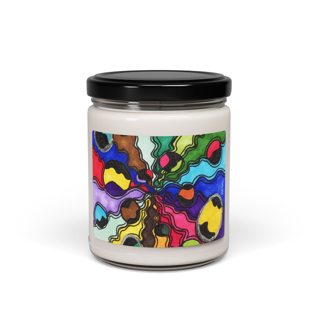 Artist Designed Scented Soy Candle, 9oz