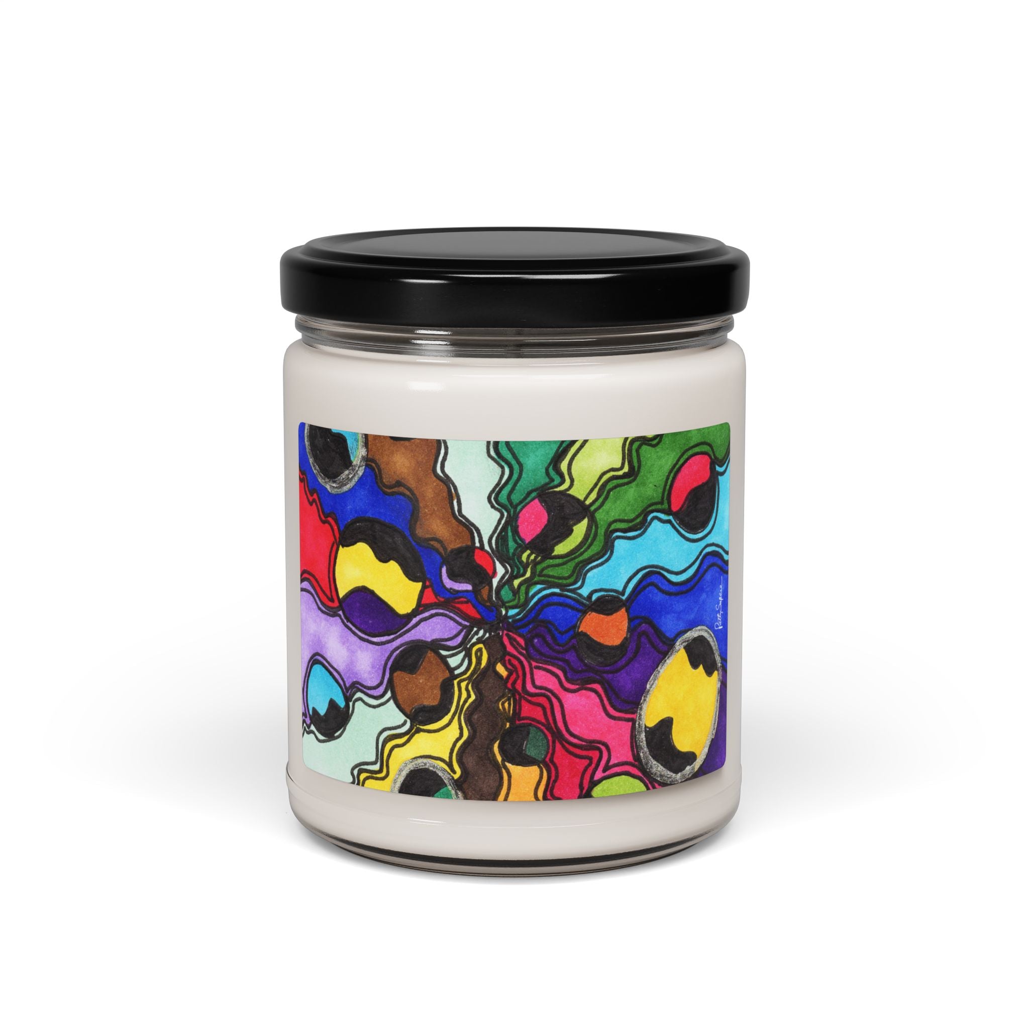 Artist Designed Scented Soy Candle, 9oz