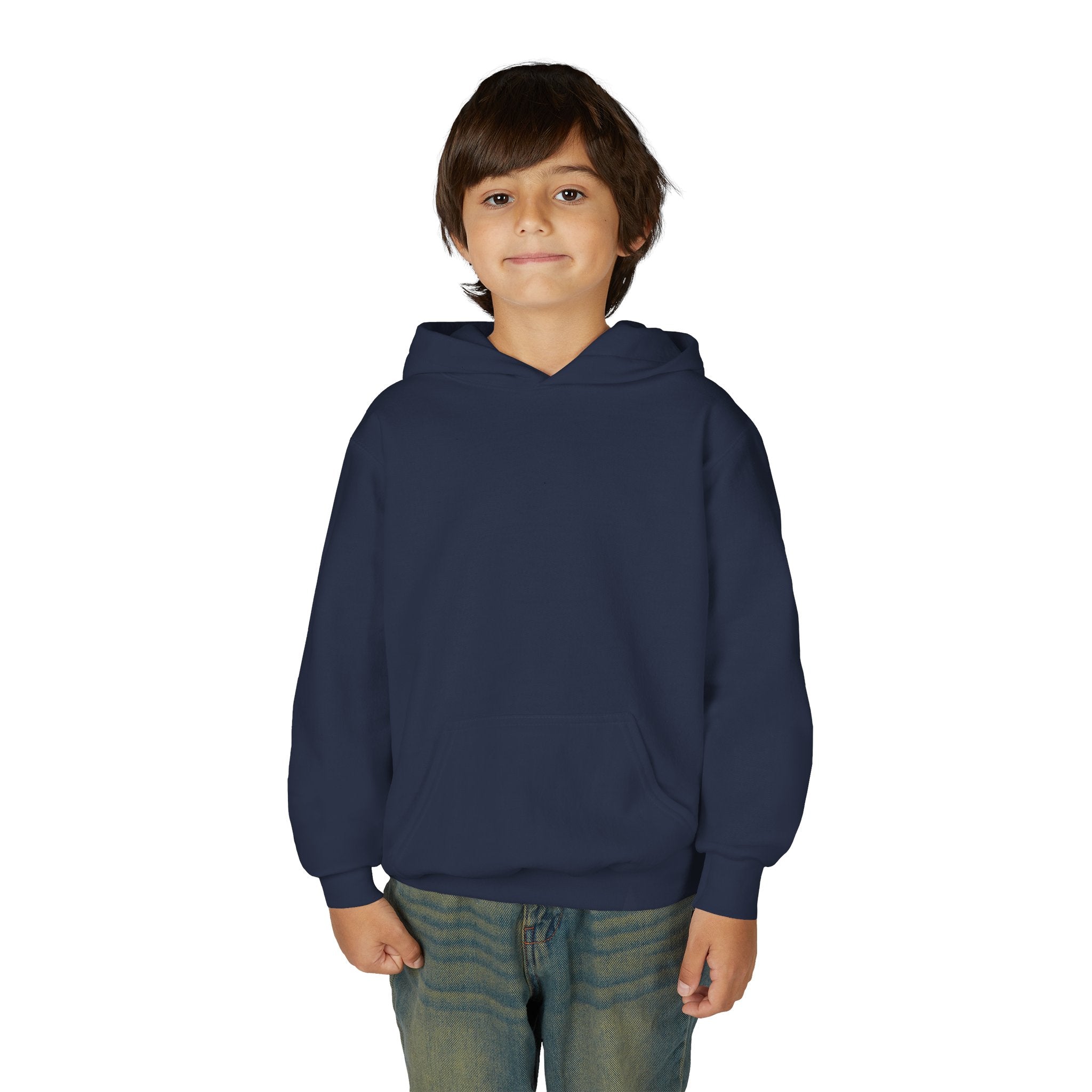 Blue Dragon Youth Hooded Sweatshirt – Fantasy Watercolor Art