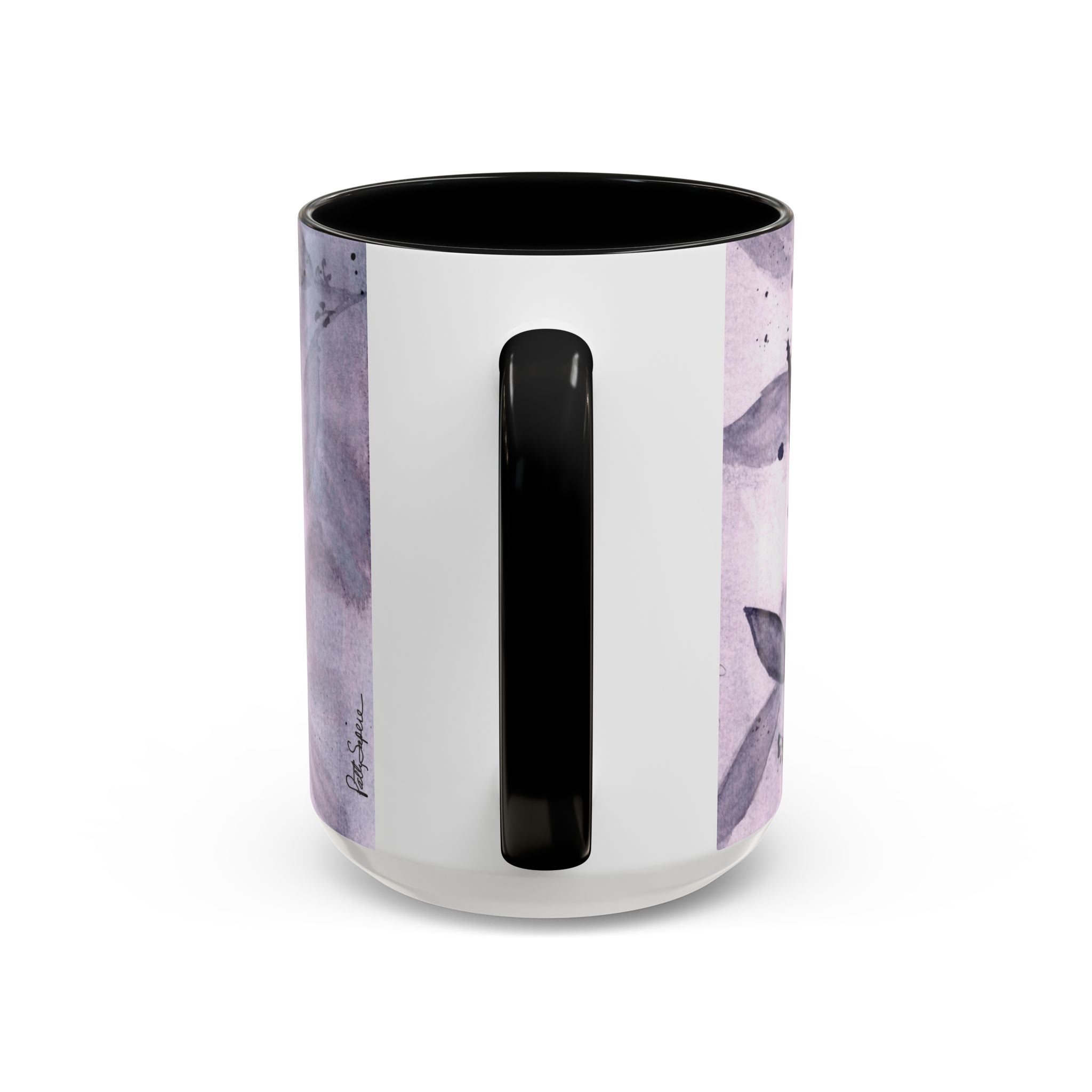 Midnight Leaves Accent Coffee Mug (15oz)