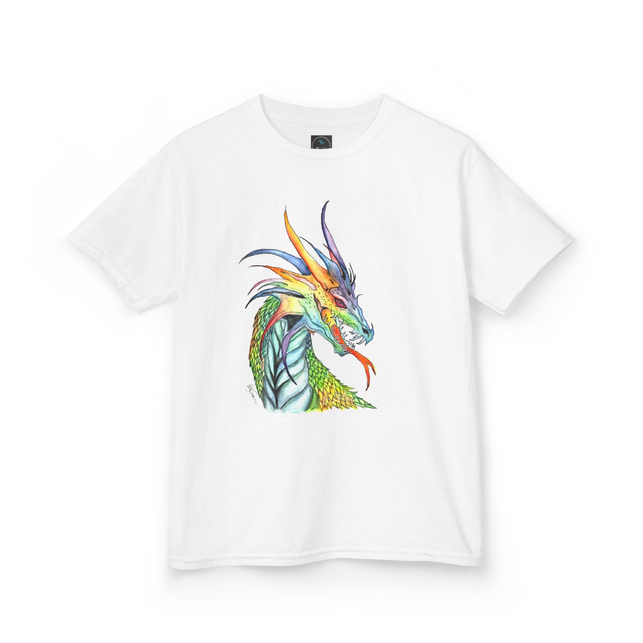 Colorful Dragon Kids T-Shirt | Fun Retro Tee for Boys & Girls | Unique Gift for Birthdays, Christmas, Dragon Lovers & Fantasy Fans