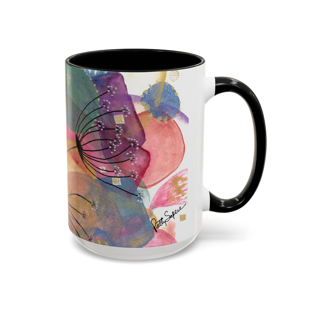 Dandelion Dreams Watercolor Art Mug – Accent Coffee Mug (15oz)
