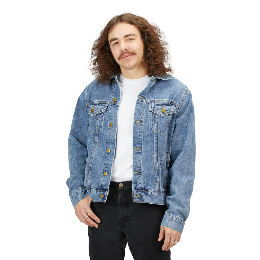 Men's Colorful Denim Jacket