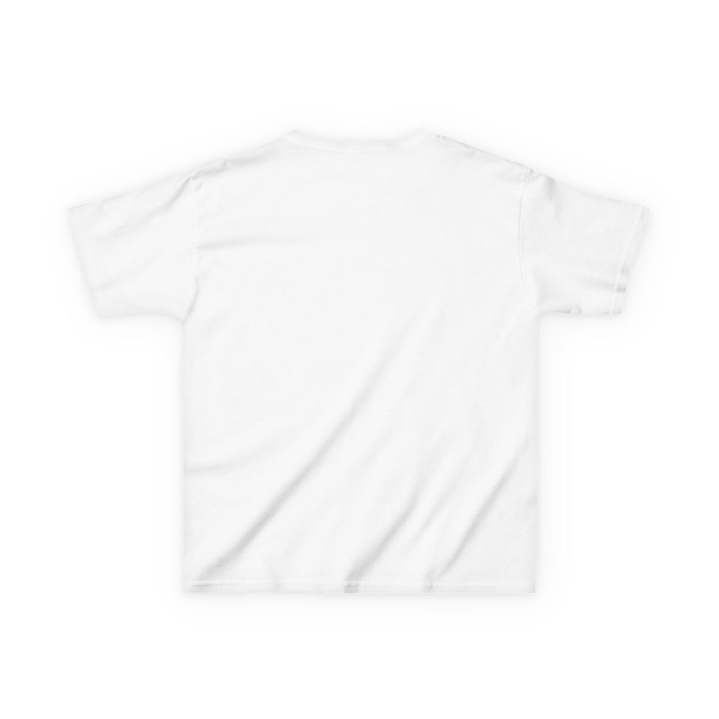 Dragon Over Town Kids T-Shirt – Fantasy Village Tee (White)