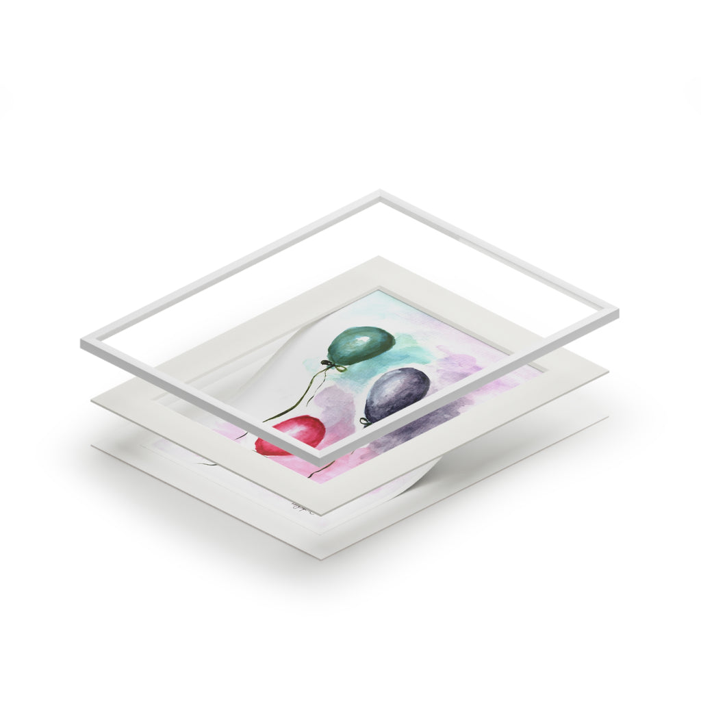 Balloons Fine Art Print (with mat)