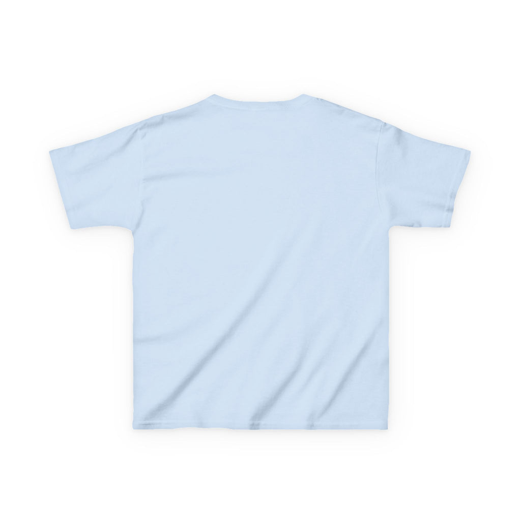 Dragon Over Town Kids T-Shirt – Fantasy Village Tee (White)