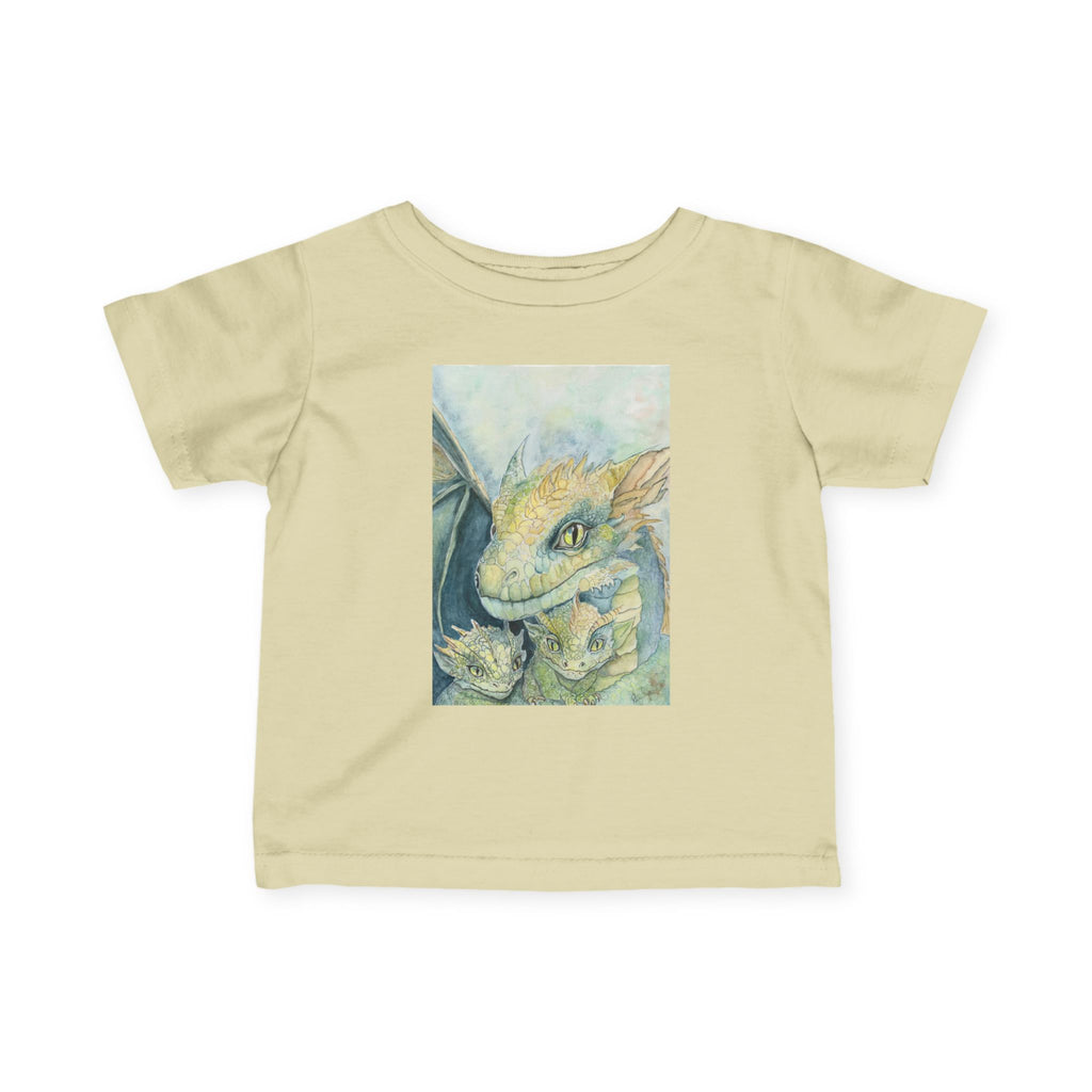 Dragon-Themed Infant Tee, Cute Baby Dragon Shirt, Baby Gifts, Toddler Casual Wear, Fantasy Kids Clothing