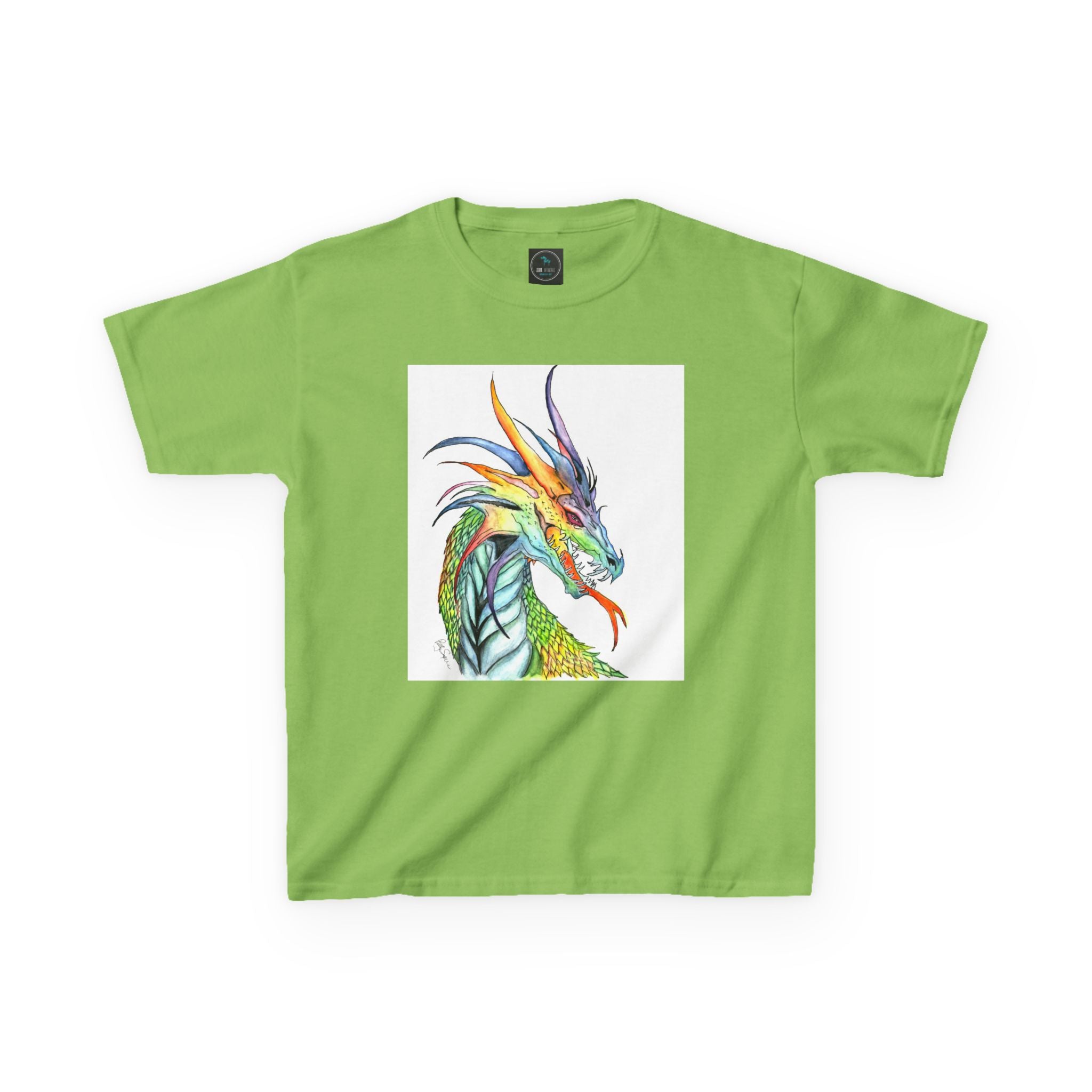 Colorful Dragon Kids T-Shirt | Fun Retro Tee for Boys & Girls | Unique Gift for Birthdays, Christmas, Dragon Lovers & Fantasy Fans