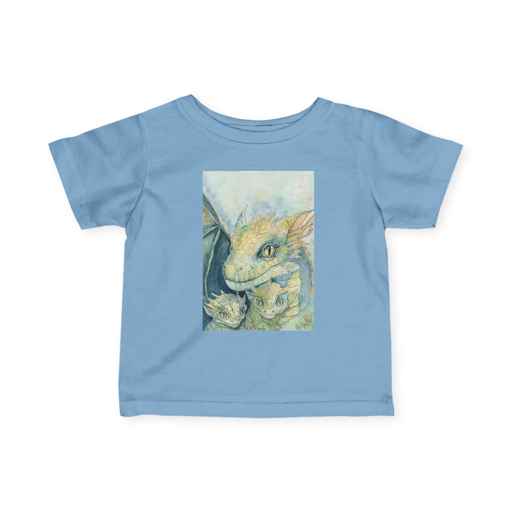 Dragon-Themed Infant Tee, Cute Baby Dragon Shirt, Baby Gifts, Toddler Casual Wear, Fantasy Kids Clothing