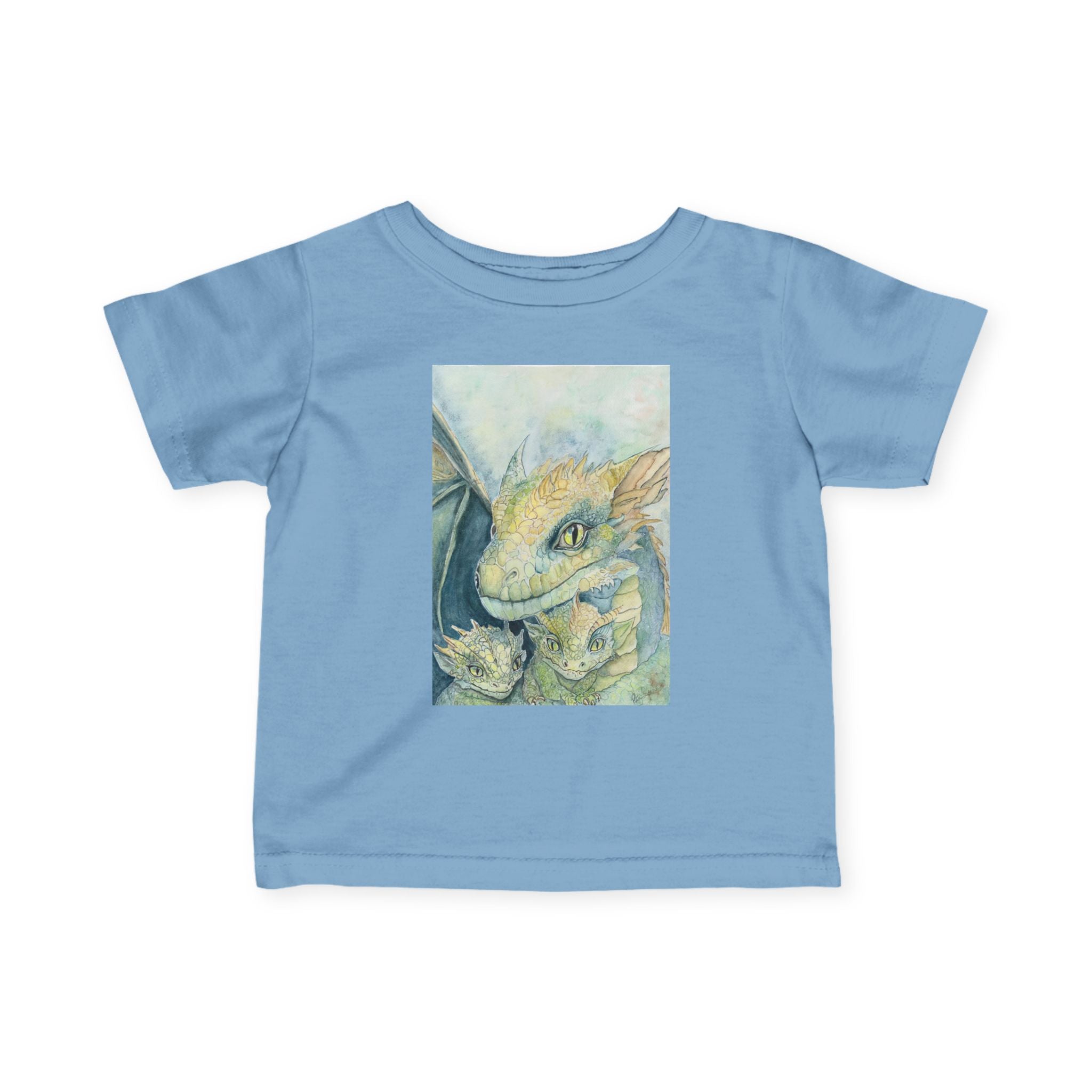 Dragon-Themed Infant Tee, Cute Baby Dragon Shirt, Baby Gifts, Toddler Casual Wear, Fantasy Kids Clothing