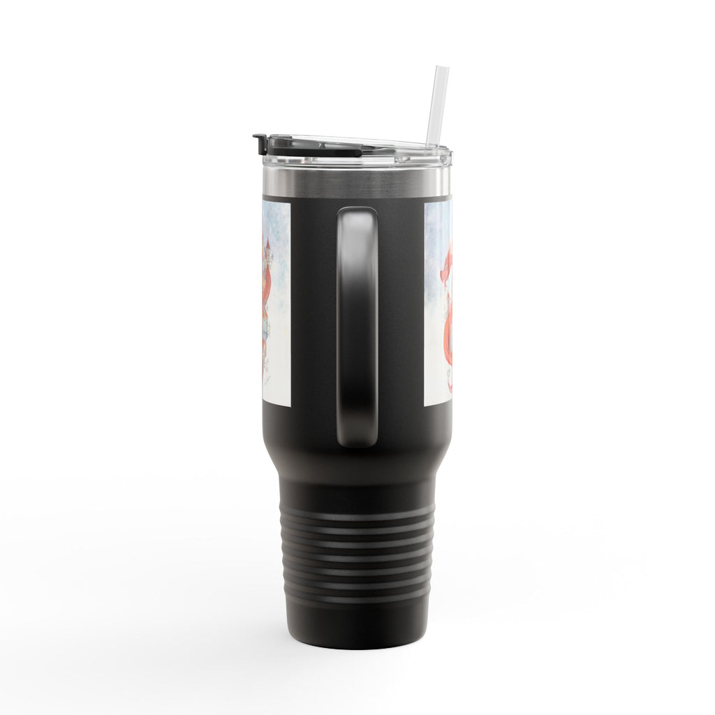 Red Dragon Village 40oz Insulated Travel Mug – Fantasy Art Tumbler
