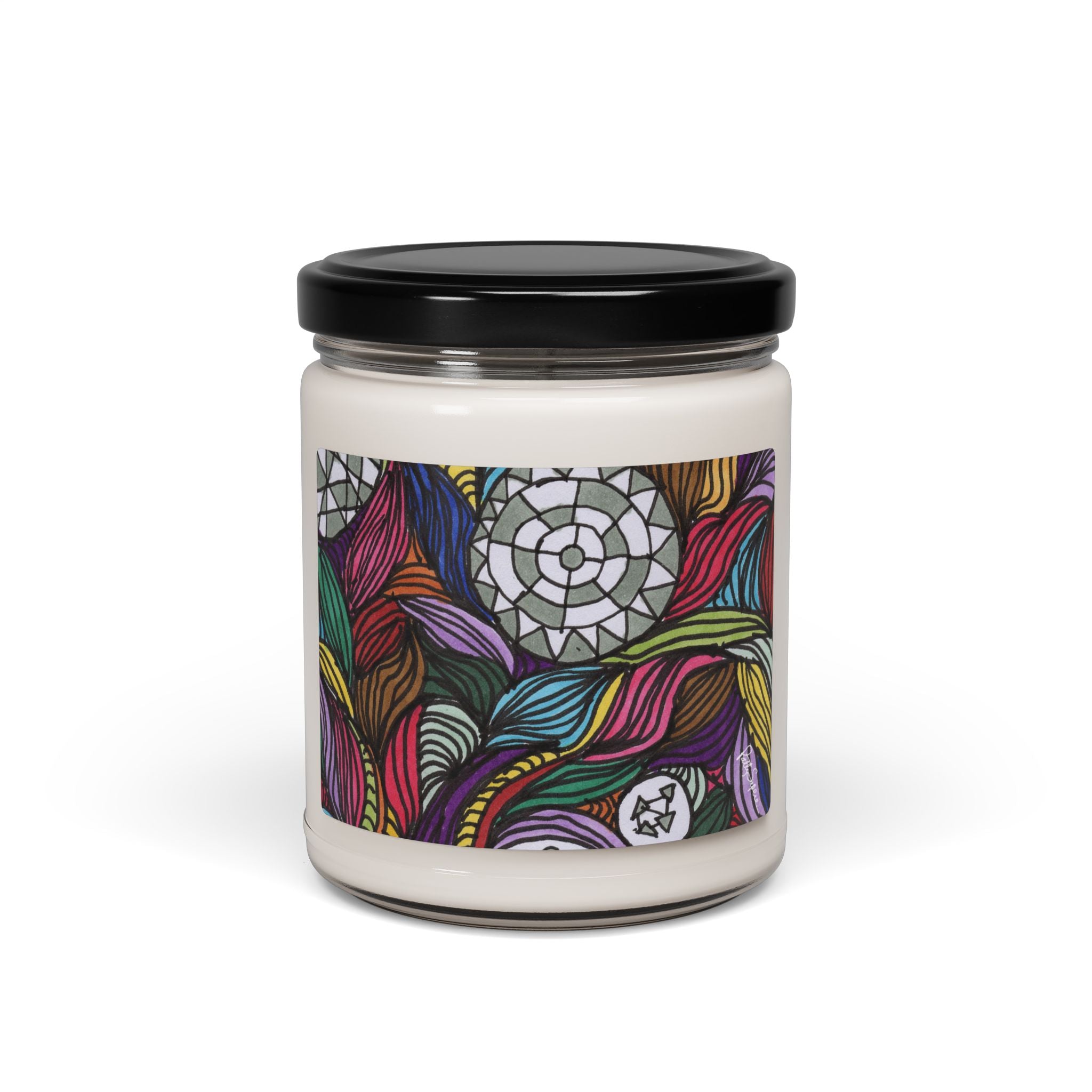 Artist Designed Soy Candle, 9oz