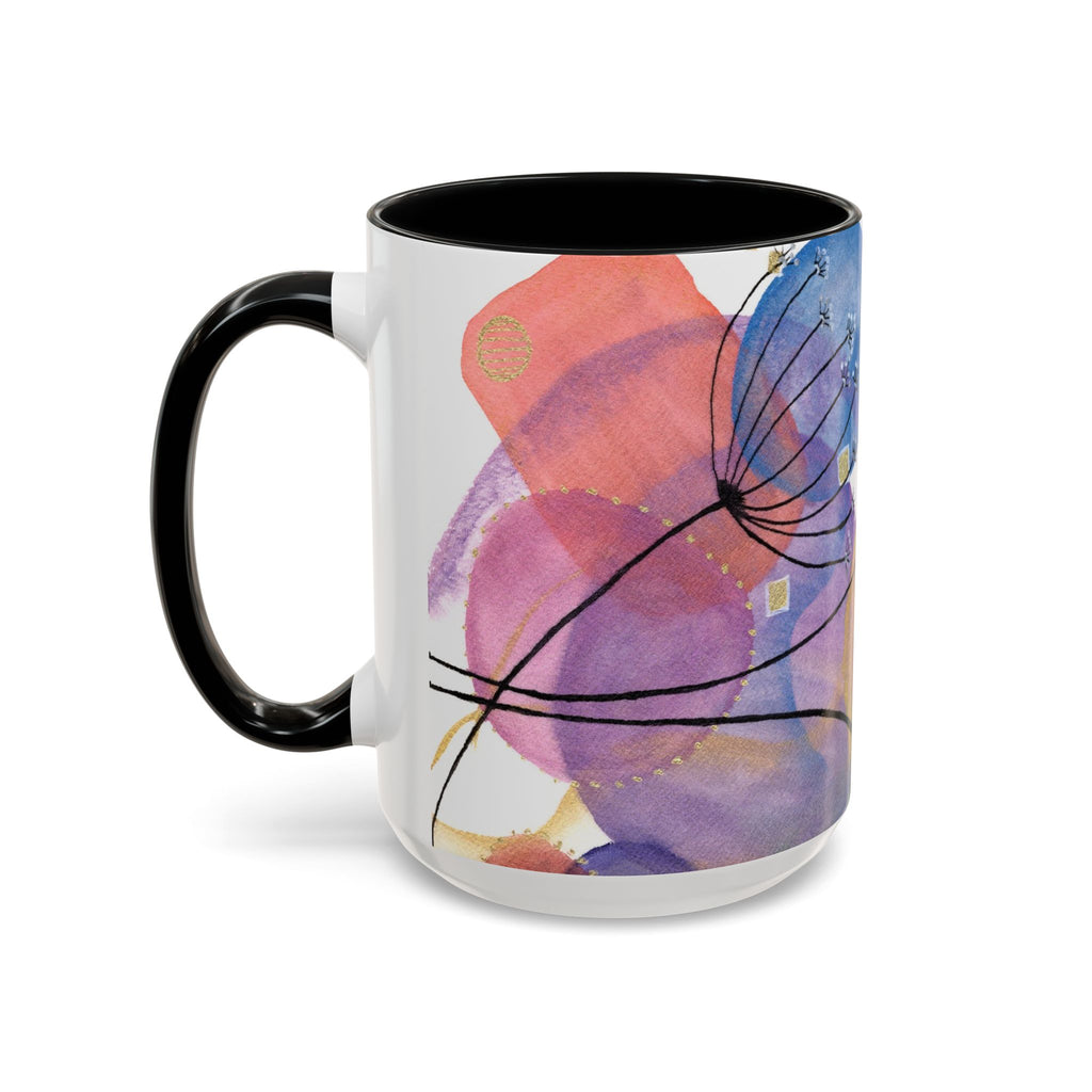 Dandelion Dreams Watercolor Art Mug – Accent Coffee Mug (15oz)