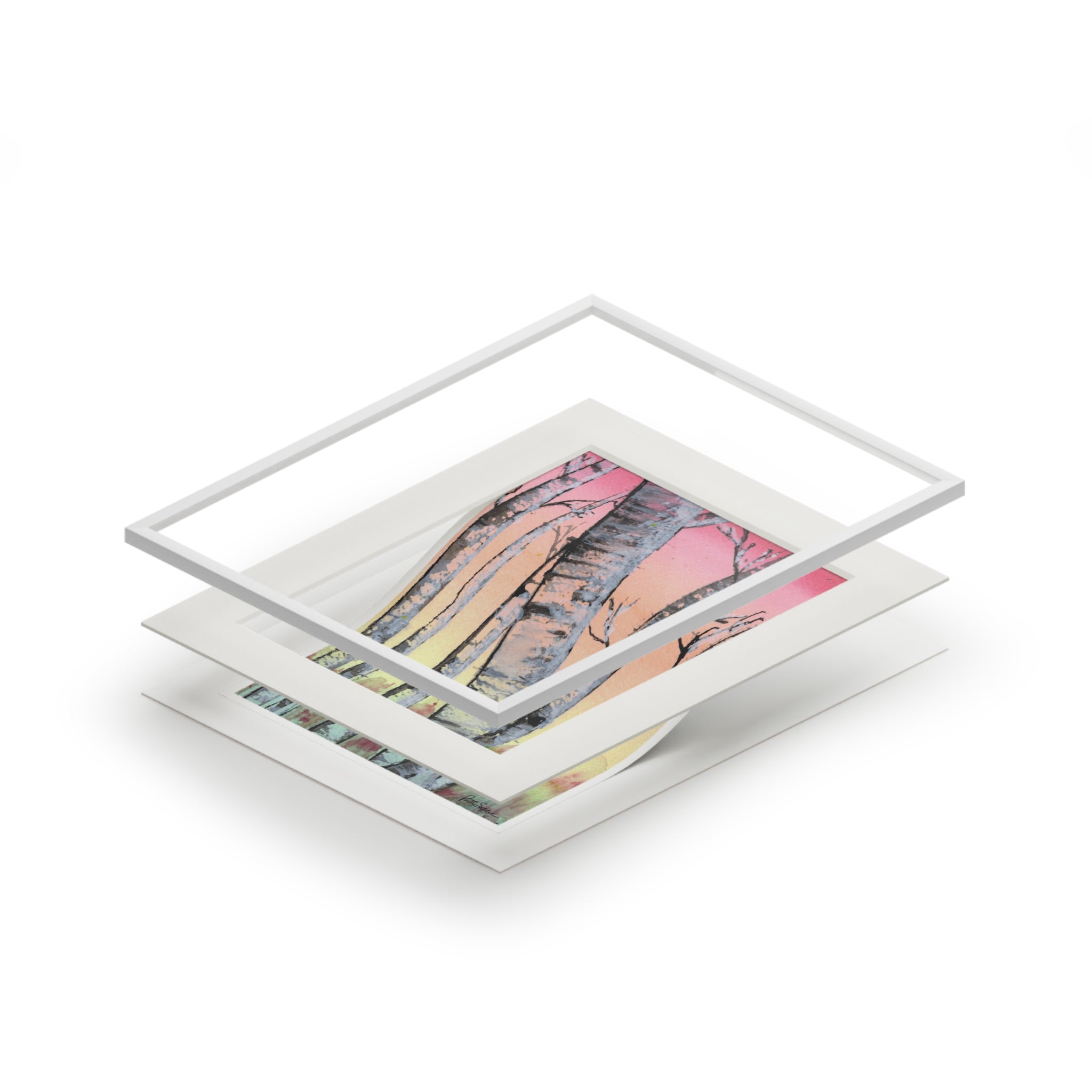 Fine Art Prints (Passepartout Paper Frame)