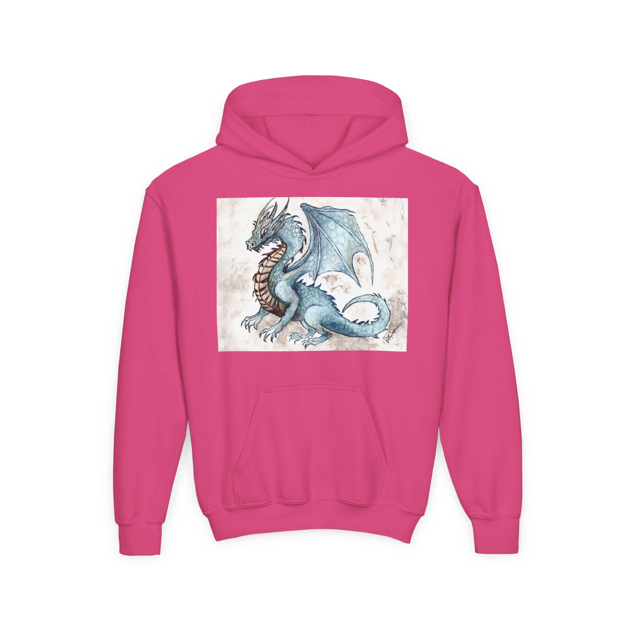 Dragon Art Youth Hoodie - Stylish & Cozy Sweatshirt for Young Fantasy Fans