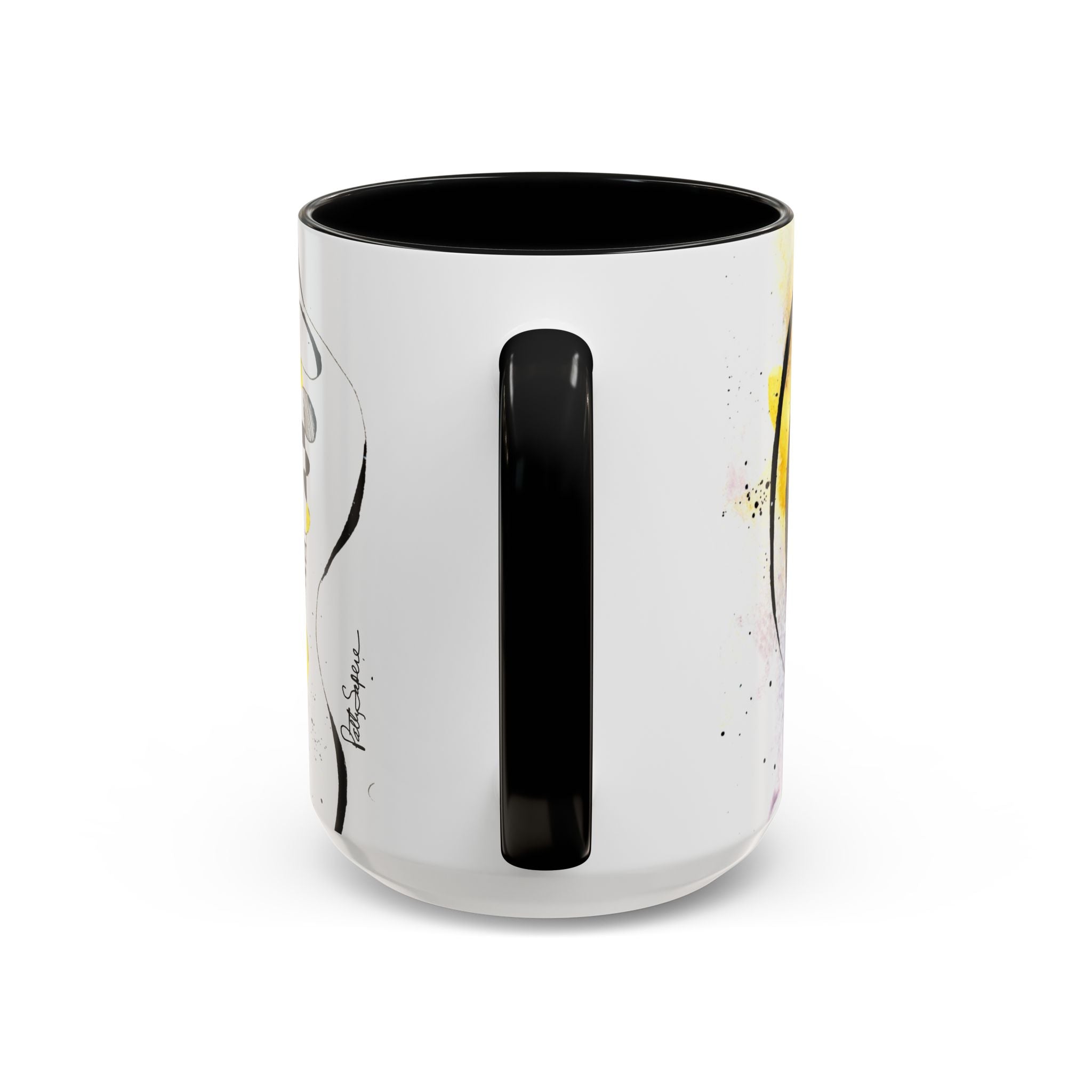 Colorful Abstract Accent Coffee Mug - Perfect for Art Lovers and Everyday Use