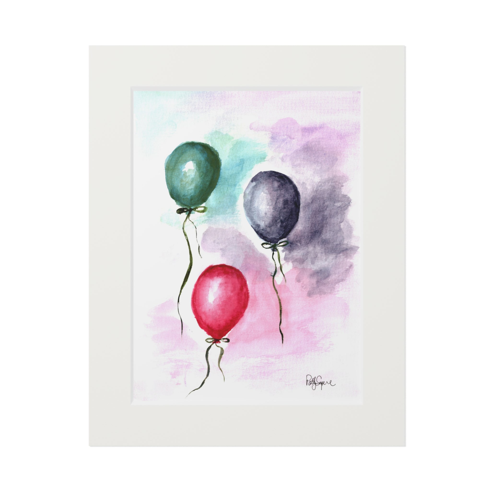 Balloons Fine Art Print (with mat)