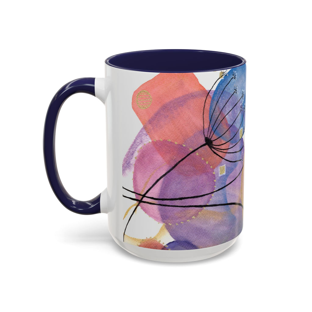Dandelion Dreams Watercolor Art Mug – Accent Coffee Mug (15oz)